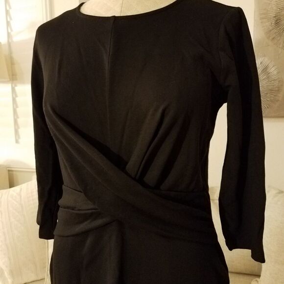 Gibson Knot Front Stretch Knit Dress sz Medium - Picture 4 of 8